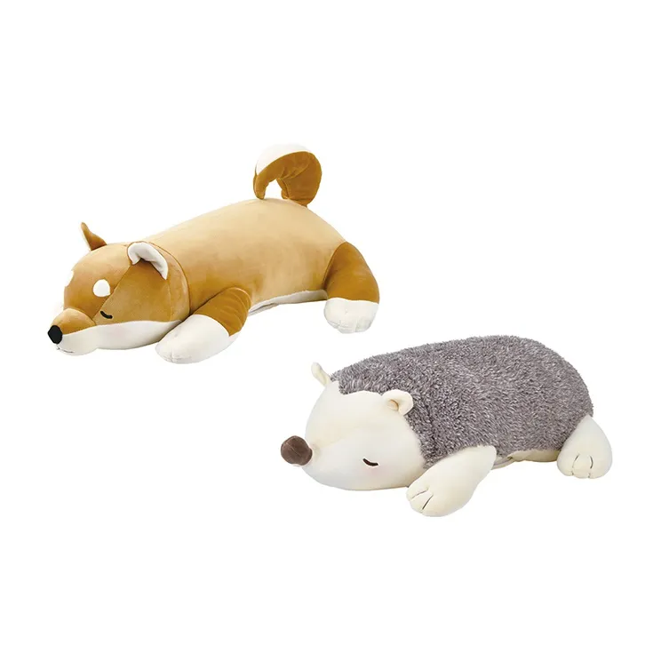 Liv Heart Warming Antibacterial Collection, Shiba Inu/Hedgehog, Warming Dolls Plush Doll 13cm Height-3