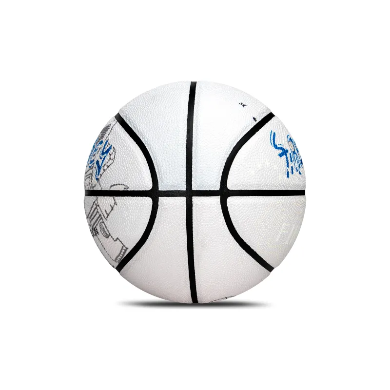 FireMonkey x Kuangmi PU Basketball White Size 7 Training Unisex-4