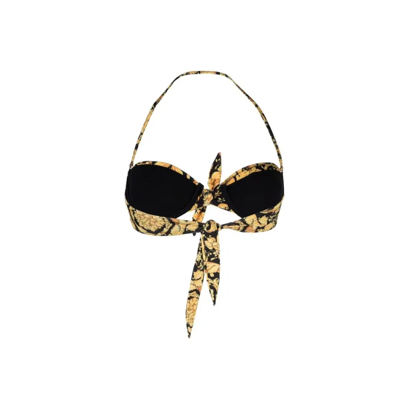 VERSACE Baroque Printed Bikini Top-1