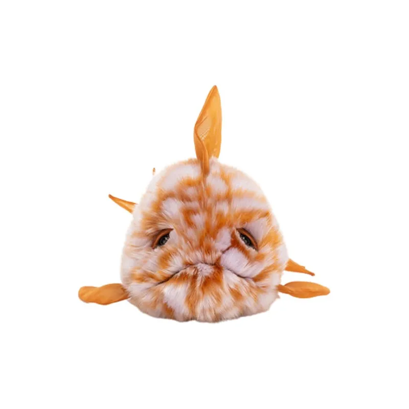 JELLYCAT Grumpy Fish Orange Plush Toy-2