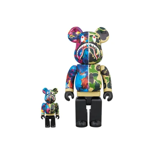 BE@RBRICK X Bape X Mika Ninagawa Shark Green
