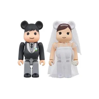 BE@RBRICK The Wedding Groom And Bride Multi