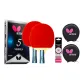 (Double Racket Set) Penhold Grip+Shakehand Grip