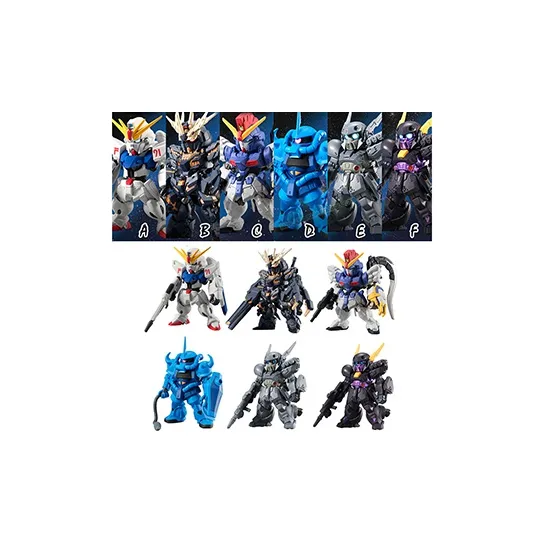 BANDAI DEMON X MACHINE 2 Box Egg FW Gundam Grand Gathering #12 Full Set Gundam Assembled Models-6