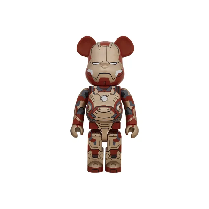 BE@RBRICK Iron Man Mark Xlii Red-0