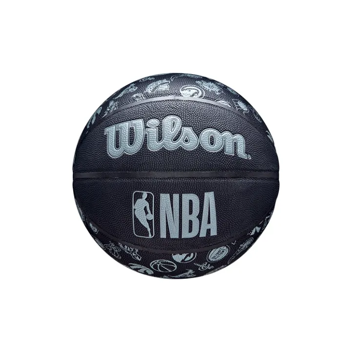 Wilson x NBA PU Basketball Black Gray Size 7 Ball Training Unisex-0