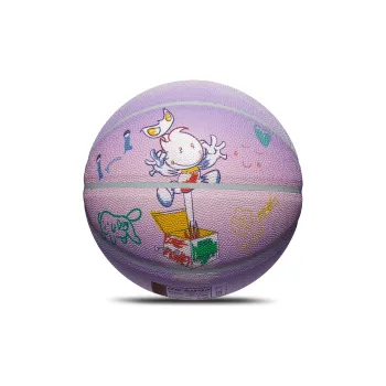 FireMonkey x Kuangmi PU Basketball Pink Purple Size 7 Training Unisex