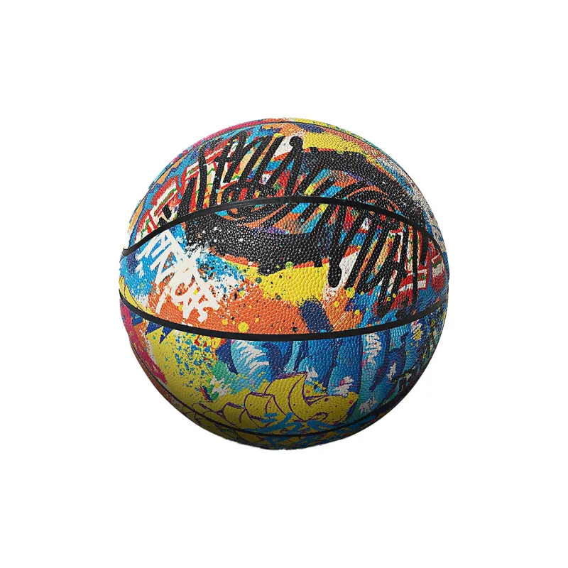 SPALDING Graffiti PU Basketball Multicolor Size 7 Street Men's-1