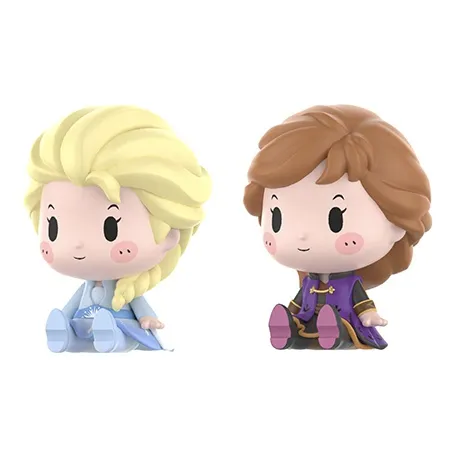 POP MART Disney Figure Print Frozen 2 Sitting Collection Blind Box Products Full Box 6 Pcs-3