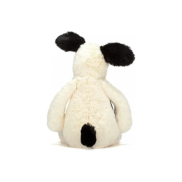 JELLYCAT Bashful Black & Cream Puppy Stuffed Animal-2