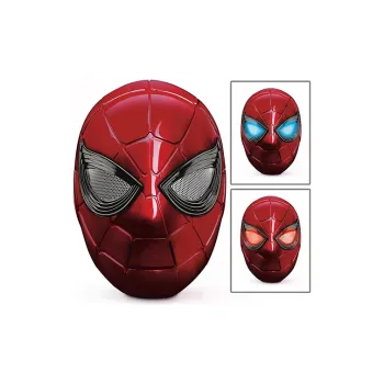 Hasbro Marvel Steel Spider Man, Electric, Glow Helmet Mask Headpiece Assembled Models