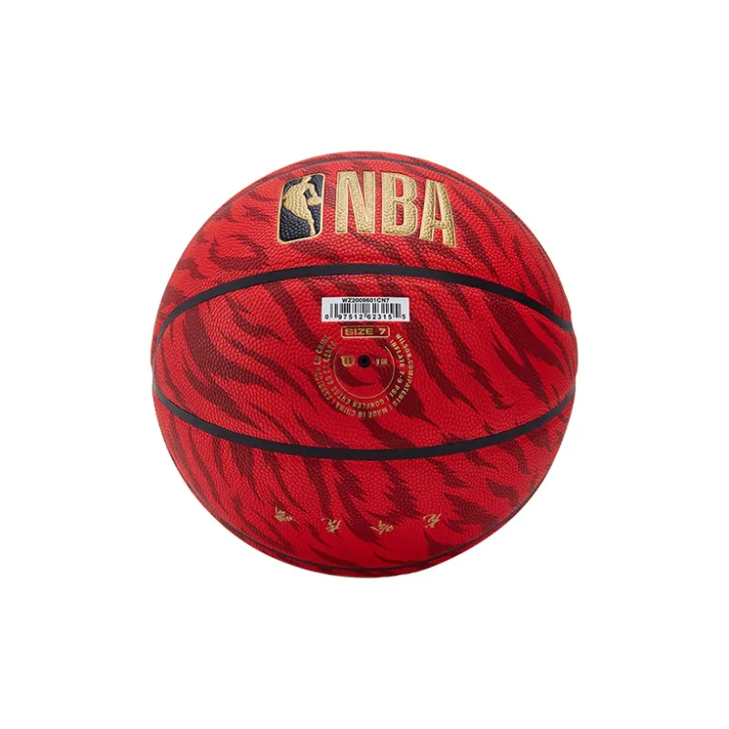Wilson NBA PU Basketball Red Size 7 Ball Training Unisex-4
