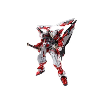 BANDAI Metal Build Gundam Astray Redframe Kai Alternative Strike Ver. Figure White Action Figure White & Red