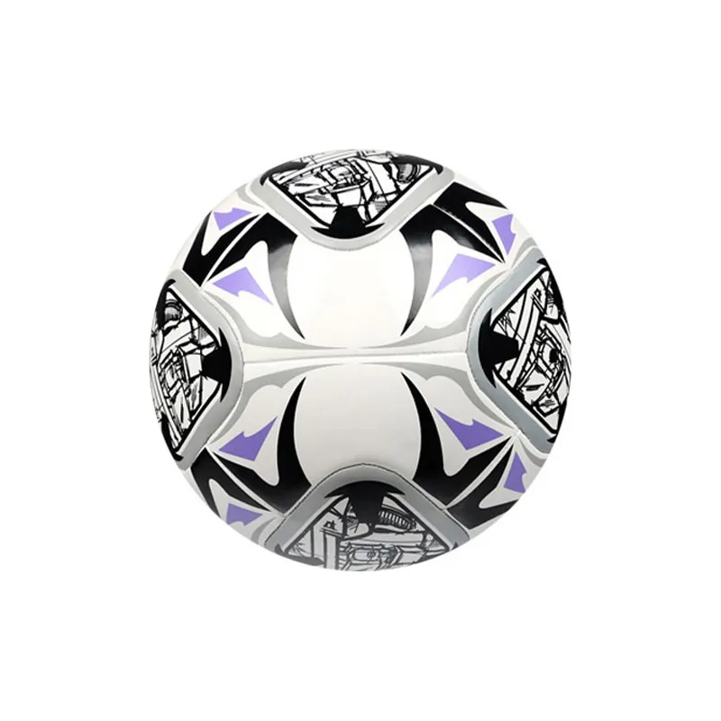 ProSelect Transformer Collection Size 4 Soccer TPU Unisex Silver Black Purple-3