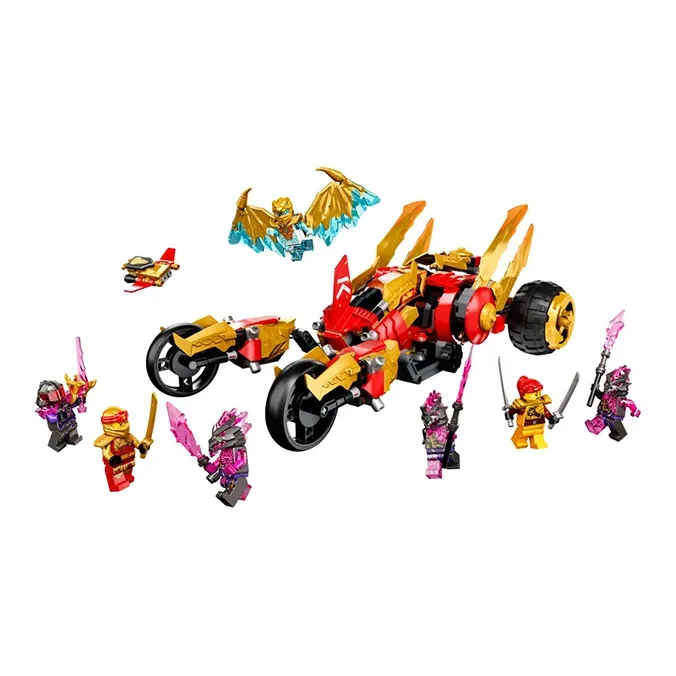 LEGO Phantom Ninja Collection Kai's Gold Shenron Assault Vehicle Building Blocks 0 300 71773-1