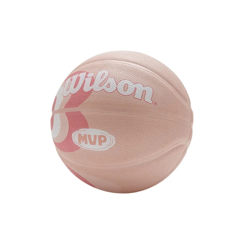 Wilson Rubber Basketball Pink Size 7 Training Unisex-4