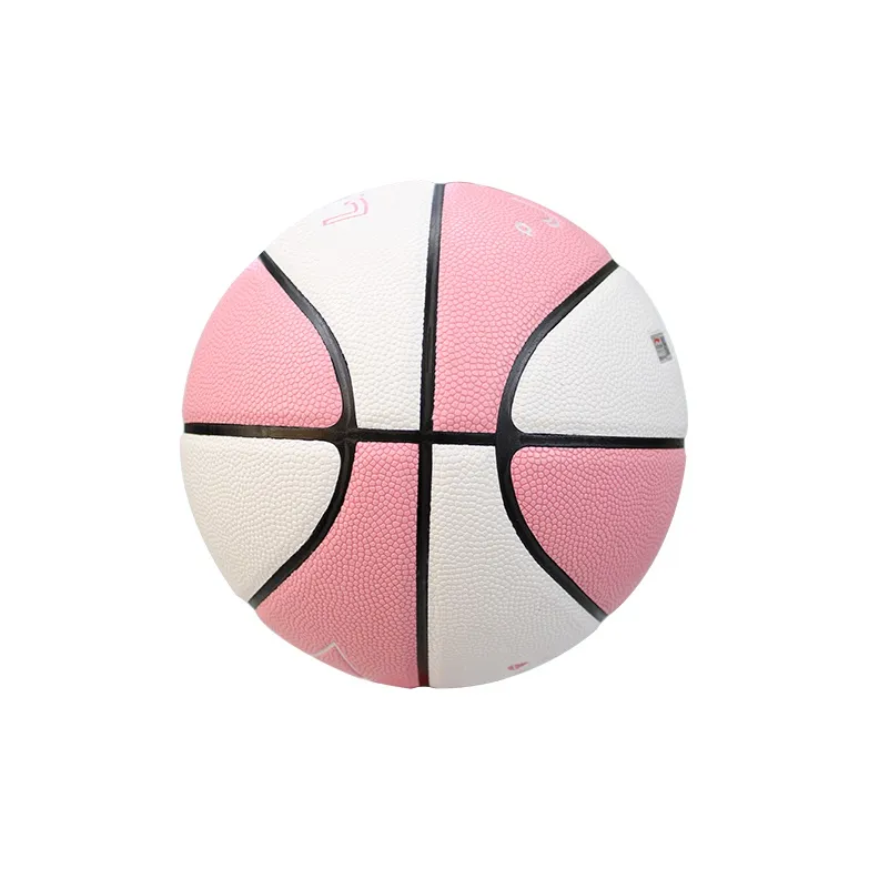 LiNing CBA Collection PU Basketball Pink White Size 7 Training Unisex-3