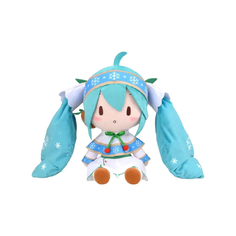SEGA Hatsune Miku Snow Miku SNOW MIKU 2015 Dolls Plush Doll 30cm High-0