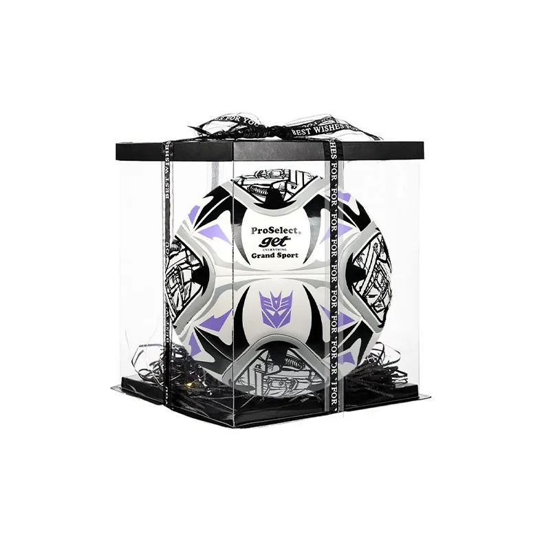 ProSelect Transformer Collection Size 4 Soccer TPU Unisex Silver Black Purple-5