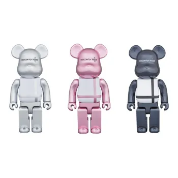 Bearbrick MEDICOM TOY PLUS BLACK CHROME Ver. 100％400%