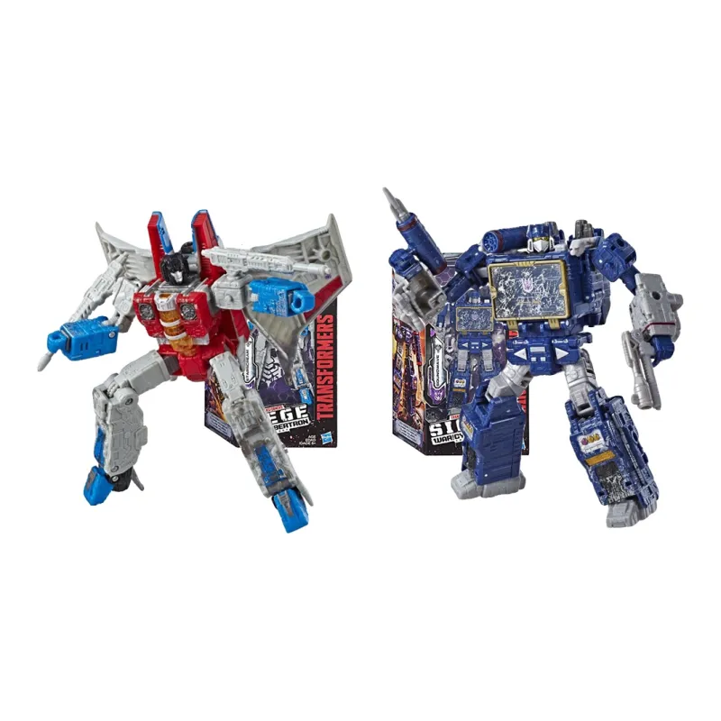 Hasbro Transformers  The War For Cybertron Siege Collection Voyager Class Soundwave Red Spider Assembled Models-2