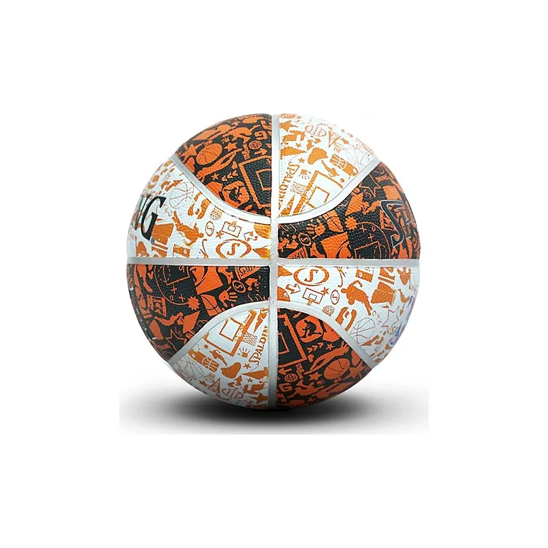 SPALDING Trend Series Rubber Basketball Orange Size 7 Training Unisex-2