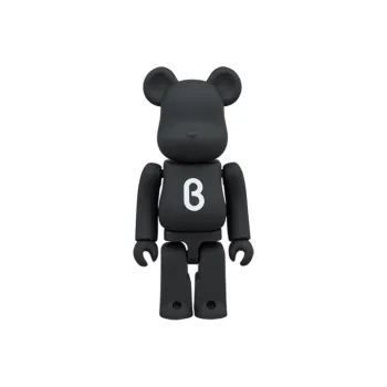BE@RBRICK B8ta Matte Black Hang Tag Box 100%
