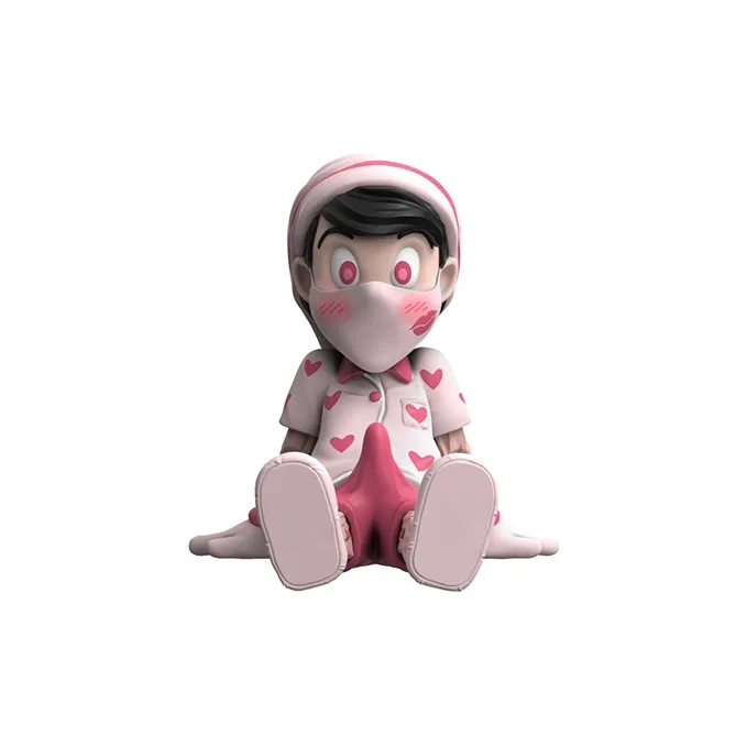 Mighty Jax Pinocchio First Kiss Edition, Sitting Posture Heart Trendy Figures 18cm-1