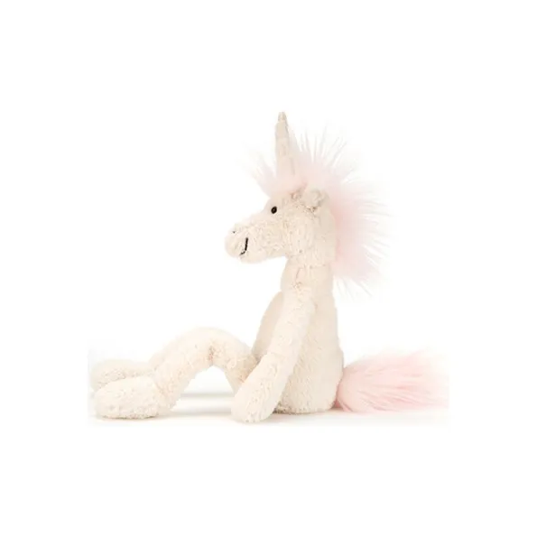 JELLYCAT Mythical Animal Collection Ivory Unicorn Dolls Plush Doll 40cm High-1
