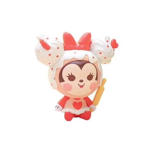 POP MART Mickey Mouse Minnie Mouse Dessert Collection Blind Box Products Single Mystery Box/Full Box 12 Pcs