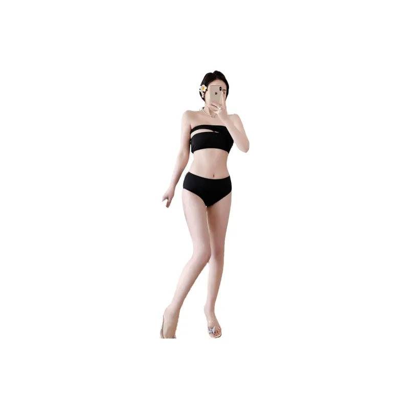 SHAONIAN QI Bikinis Women's Black-1