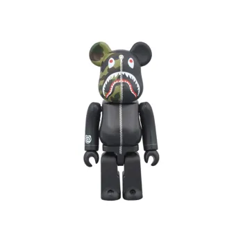 BE@RBRICK X Bape 1st Camo Shark Black