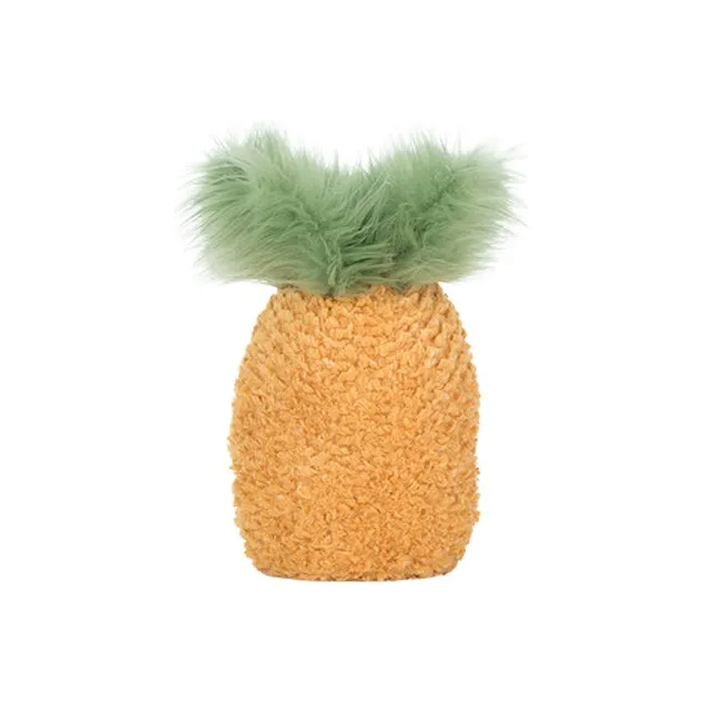 JELLYCAT Gourmet Collection Fruit Joyful Pineapple Dolls Plush Doll 16cm/47cm Height-3