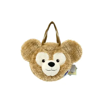 Disney Plush Handbag Medium Size Unisex Brown & White