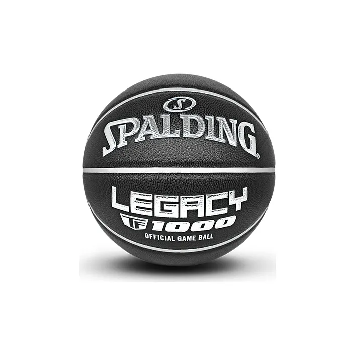 SPALDING TF Collection 77 259Y PU Basketball Black White Size 7 Training Match Unisex-1