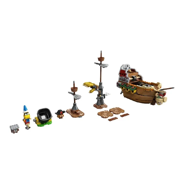 LEGO Super Mario Bowser's Flight Battleship Expansion Level Mario Building Blocks 1152pcs 71391-1