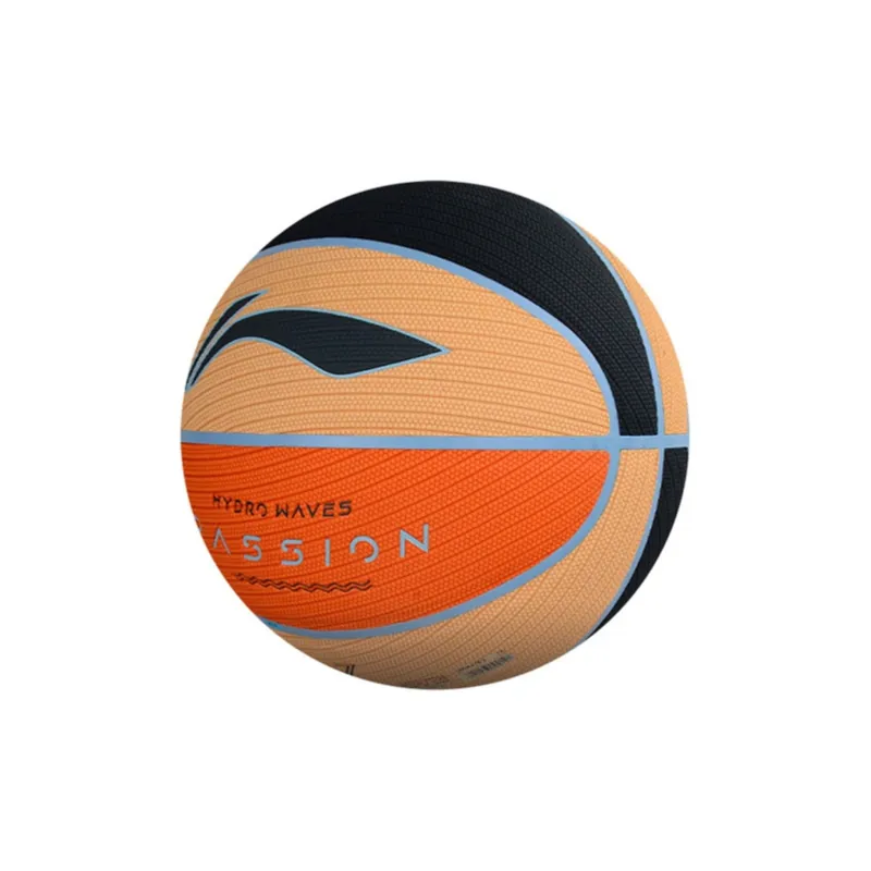 LiNing Badfive PU Basketball Black Orange Size 7 Ball Training Unisex-2
