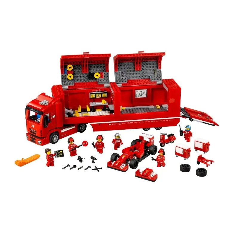 LEGO Super Racing Collection F14T And Scuderia Ferrari Truck Building Blocks 601 1000 75913-1