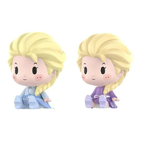 POP MART Disney Figure Print Frozen 2 Sitting Collection Blind Box Products Full Box 6 Pcs-2