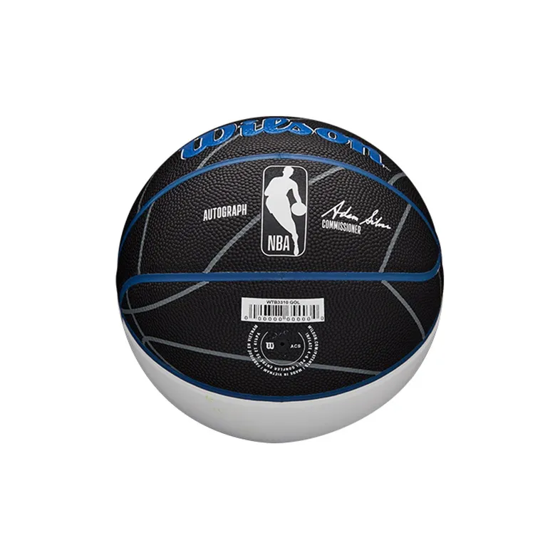 Wilson NBA Series PU Basketball White Black Size 3 Ball Training Kids'-3