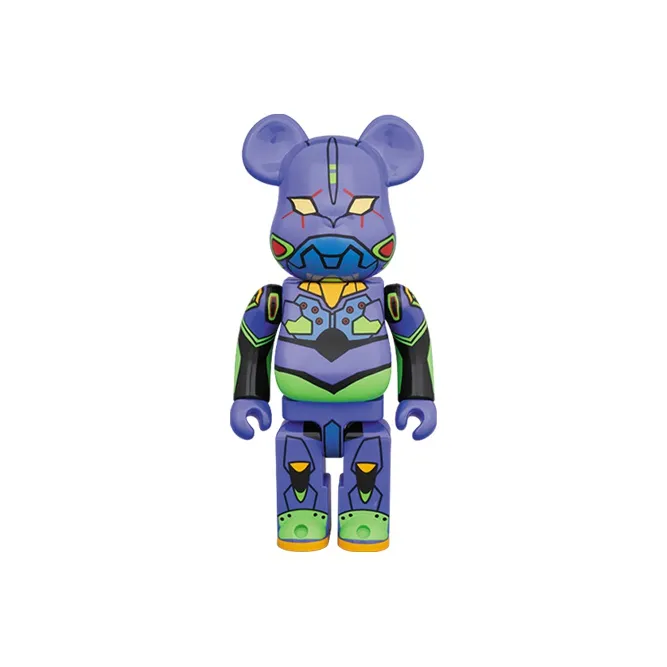 BE@RBRICK Neon Genesis Evangelion New Theatrical Edition  Q Shinji Ikari+Evangelion 01 Trendy Figures 100%400%-3