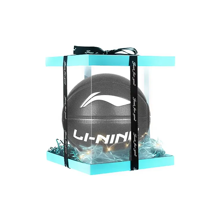 LiNing Badfive PU Basketball Black Size 7 Ball Training Competition Unisex-7