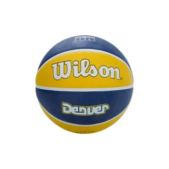 Wilson NBA Series Rubber Basketball Yellow Blue Size 7 Ball Training Unisex