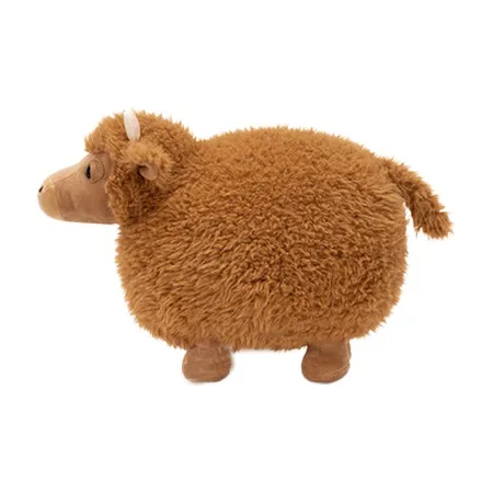 JELLYCAT Farm Animal Collection Robby Cow Dolls Plush Doll 15cm High-3