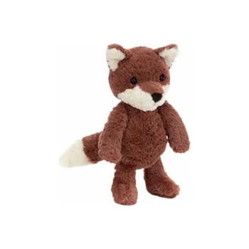 JELLYCAT Forest Animal Collection Fox, Tom Bottaftoft Ginger Yellow Dolls Plush Doll 20cm High