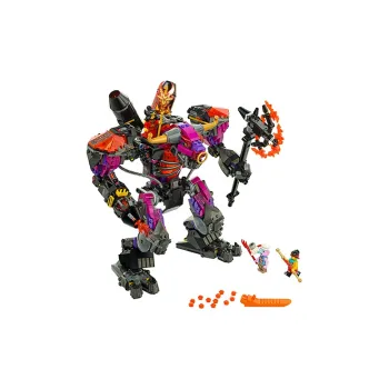 LEGO Monkie Kid Characters Toro King Flame Mecha Limited Edition Building Blocks 80010