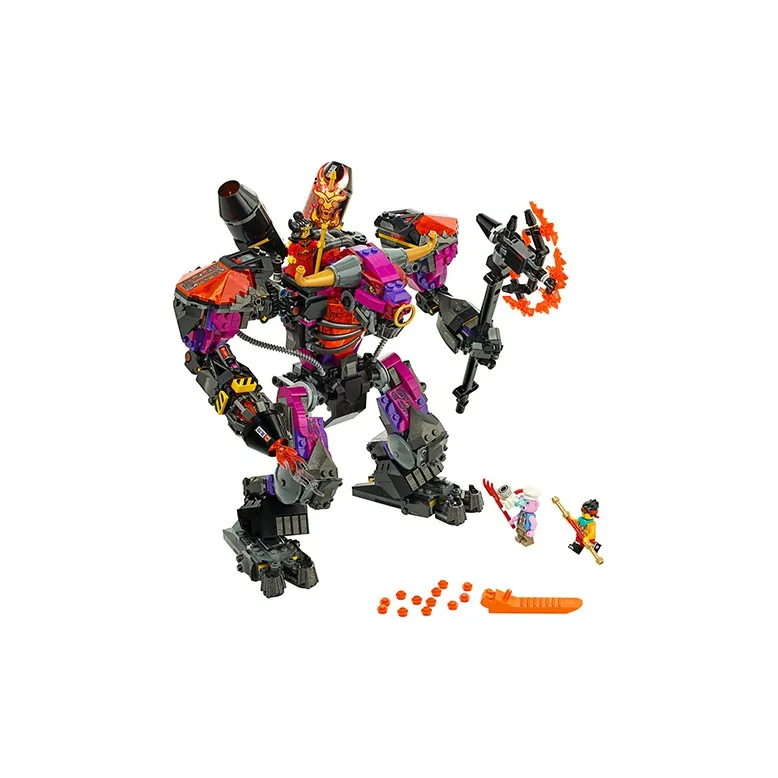 LEGO Monkie Kid Characters Toro King Flame Mecha Limited Edition Building Blocks 80010-0