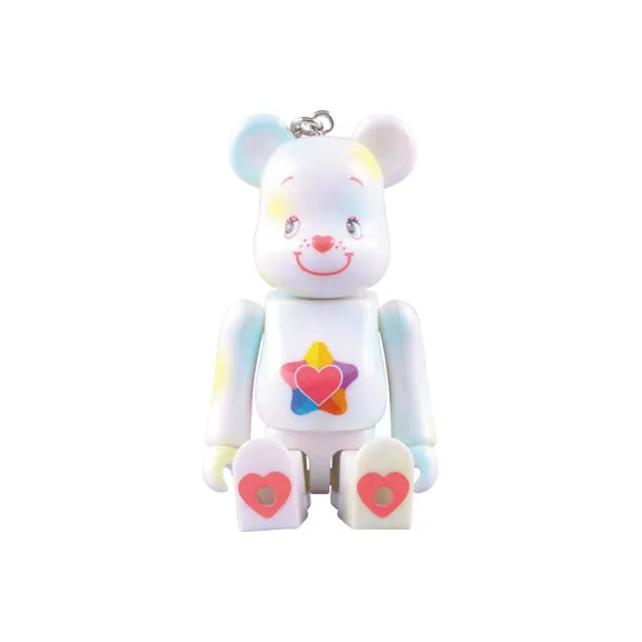 BE@RBRICK Care Bears Heart X True Heart Bear 100% Trendy Figures-2