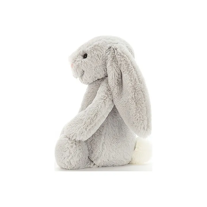 JELLYCAT Bashful Silver Bunny Plush Toy-1