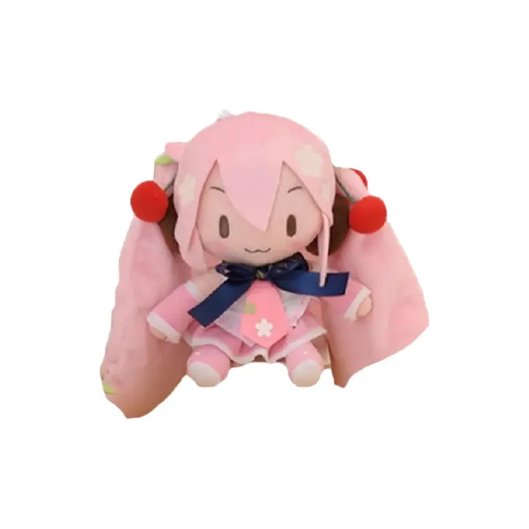 SEGA Hatsune Miku Preciality Collection Sakura Hatsune Dolls Plush Doll 13cm High-0
